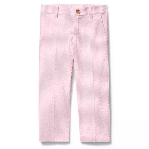Janie and Jack Other - Janie and Jack Pink Seersucker Dress Pants